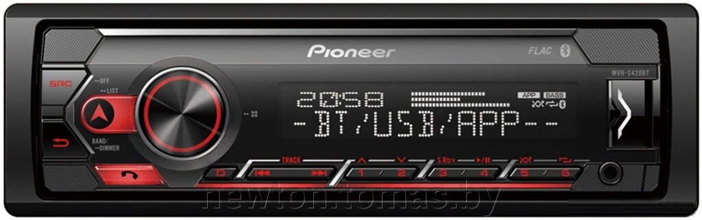 USB-магнитола Pioneer MVH-S420BT от компании Интернет-магазин Newton - фото 1