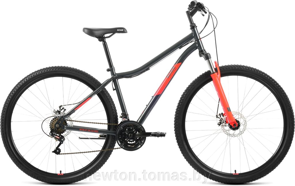 Велосипед Altair MTB HT 29 2.0 D р. 17 2022 темно-серый/красный от компании Интернет-магазин Newton - фото 1