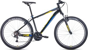 Велосипед Forward Apache 27.5 1.0 р. 17 2022 черный/желтый