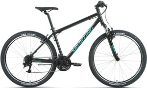 Велосипед Forward Sporting 27.5 1.2 р. 17 2022 черный/бирюзовый