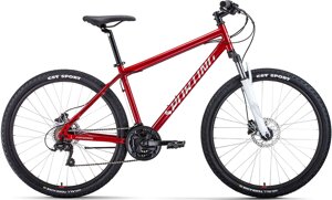 Велосипед Forward Sporting 27.5 3.2 HD р. 19 2022 темно-красный/серебристый