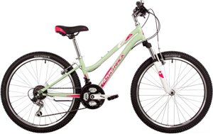 Велосипед Novatrack Jenny Pro 2023 24SHV. JENNYPRO. 12GN23 зеленый