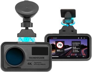 Видеорегистратор-GPS информатор 2в1 TrendVision TDR-725 Real 4K
