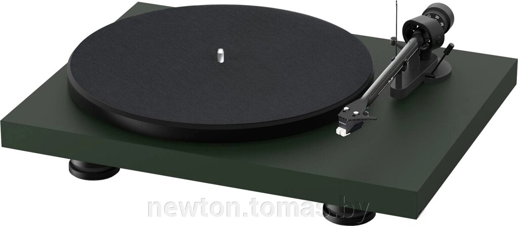 Виниловый проигрыватель Pro-Ject Debut Carbon EVO зеленый матовый от компании Интернет-магазин Newton - фото 1