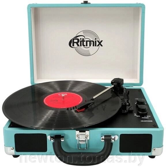 Виниловый проигрыватель Ritmix LP-160B бирюзовый от компании Интернет-магазин Newton - фото 1