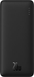 Внешний аккумулятор Baseus Airpow Fast Charge Power Bank 20W 10000mAh черный