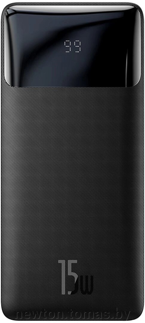 Внешний аккумулятор Baseus Bipow Digital Display 15W 10000mAh черный от компании Интернет-магазин Newton - фото 1