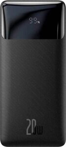 Внешний аккумулятор Baseus Bipow Fast Charge Power Bank 20W 20000mAh черный