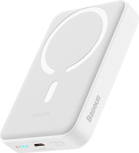 Внешний аккумулятор Baseus Magnetic Mini Wireless Fast Charge Power Bank 30W 10000mAh белый