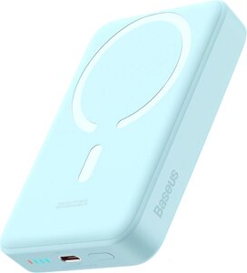 Внешний аккумулятор Baseus Magnetic Mini Wireless Fast Charge Power Bank 30W 10000mAh голубой