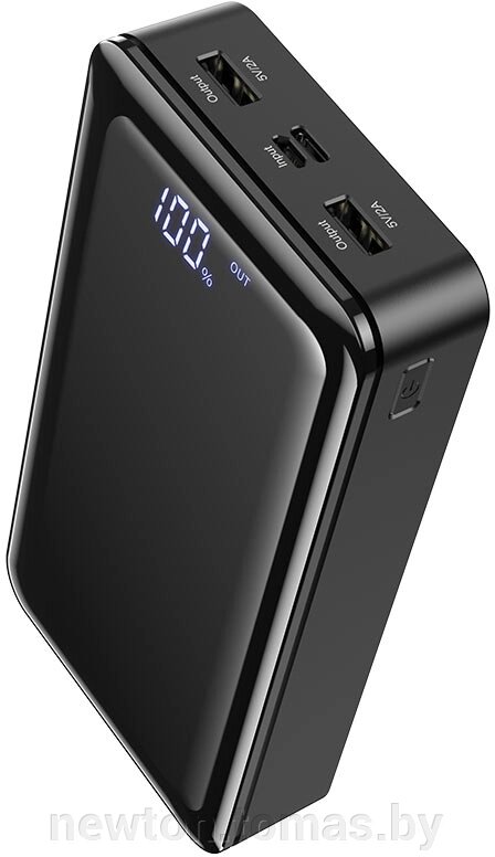 Внешний аккумулятор Borofone BJ8 Extreme 30000mAh черный от компании Интернет-магазин Newton - фото 1