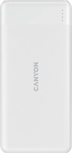 Внешний аккумулятор Canyon PB-109 10000mAh белый