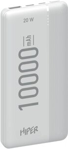 Внешний аккумулятор Hiper MX PRO 10000mAh белый