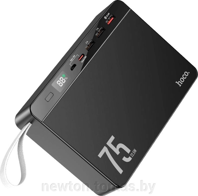 Внешний аккумулятор Hoco J94 Overlord 75000mAh черный от компании Интернет-магазин Newton - фото 1