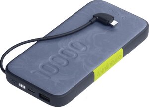 Внешний аккумулятор InfinityLab InstantGo Built-in Lightning 10000mAh синий