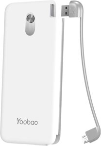 Внешний аккумулятор Yoobao S10K microUSB белый