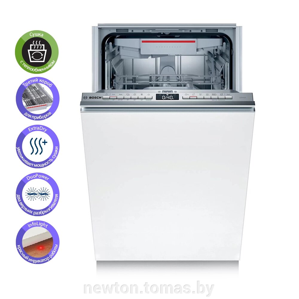 Встраиваемая посудомоечная машина Bosch Serie 4 SPV4XMX20E от компании Интернет-магазин Newton - фото 1