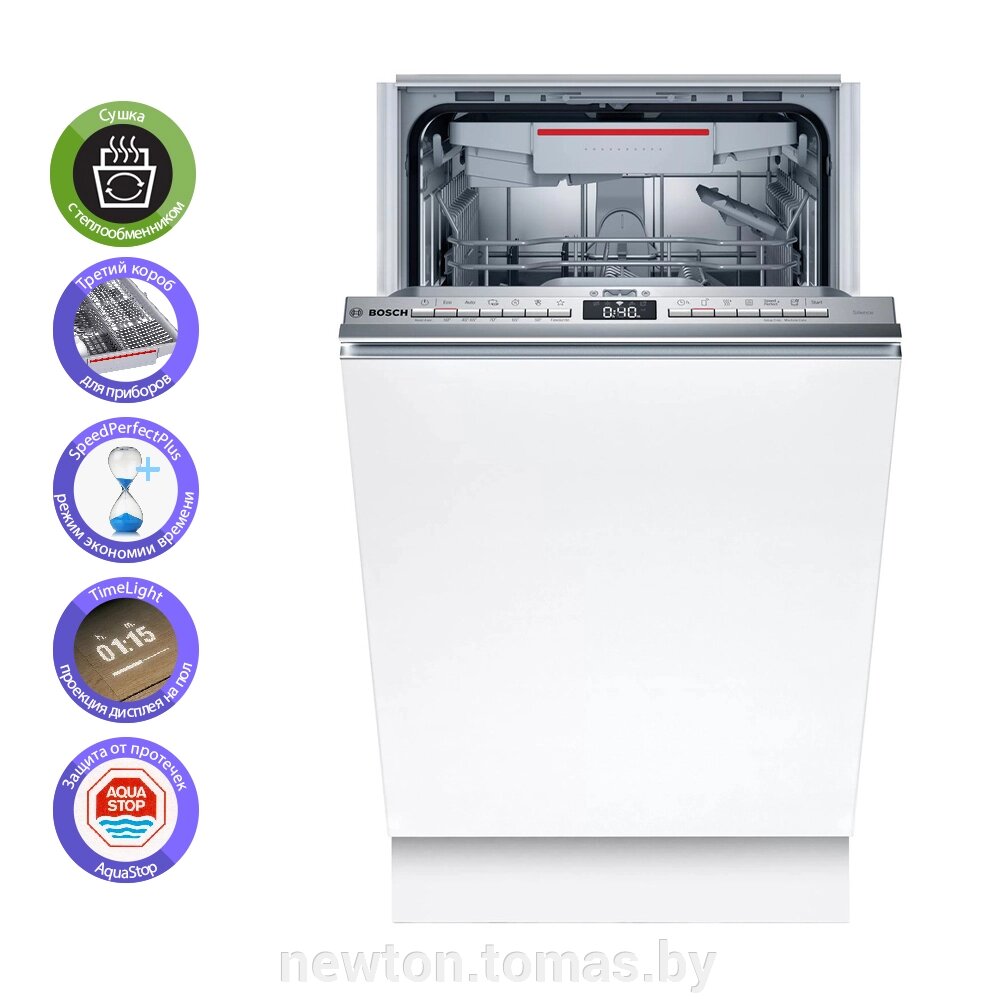 Встраиваемая посудомоечная машина Bosch SPV4HMX54E от компании Интернет-магазин Newton - фото 1