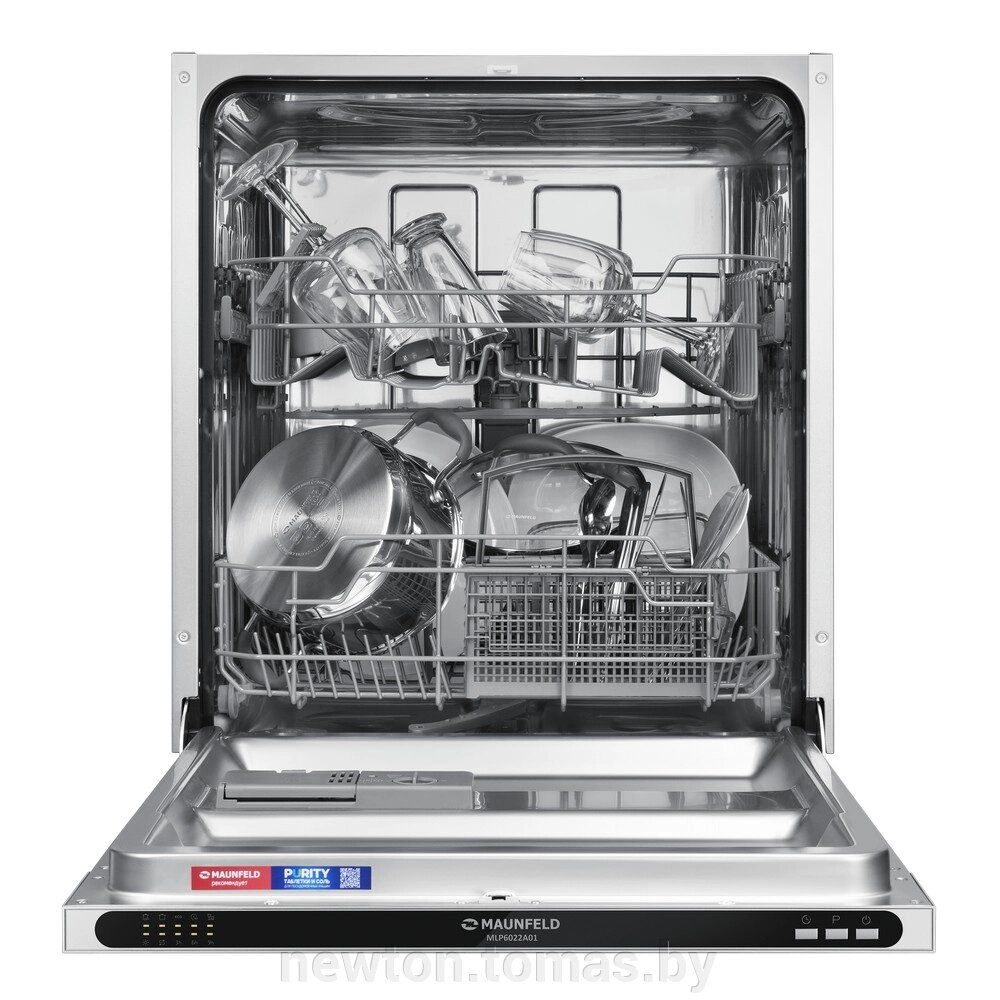 Встраиваемая посудомоечная машина MAUNFELD MLP6022A01 от компании Интернет-магазин Newton - фото 1