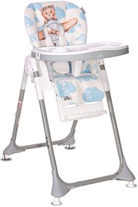 Высокий стульчик Lorelli Felicita 2023 baby blue pilot