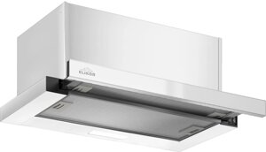 Вытяжка кухонная Elikor Slide 50П-1000 229459 белый/стекло белое