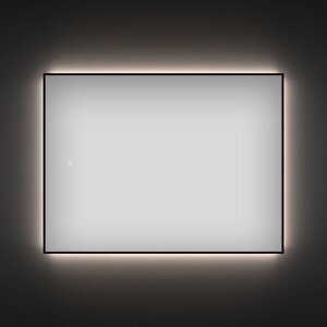 Wellsee Зеркало с фоновой LED-подсветкой 7 Rays' Spectrum 172200890, 75 х 50 см с сенсором и регулировкой яркости