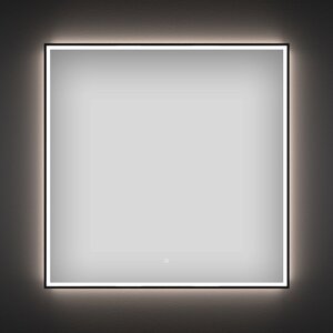Wellsee Зеркало с фронтальной LED-подсветкой 7 Rays' Spectrum 172200410, 60 х 60 см с сенсором и регулировкой яркости