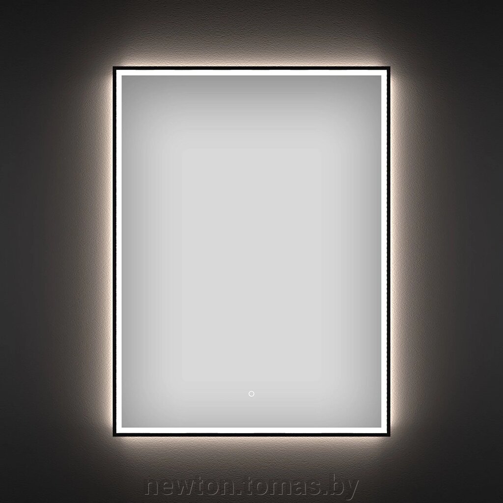 Wellsee Зеркало с фронтальной LED-подсветкой 7 Rays' Spectrum 172201180, 50 х 70 см с сенсором и регулировкой яркости от компании Интернет-магазин Newton - фото 1