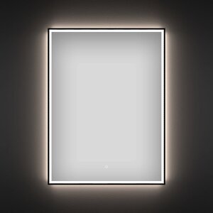 Wellsee Зеркало с фронтальной LED-подсветкой 7 Rays' Spectrum 172201180, 50 х 70 см с сенсором и регулировкой яркости