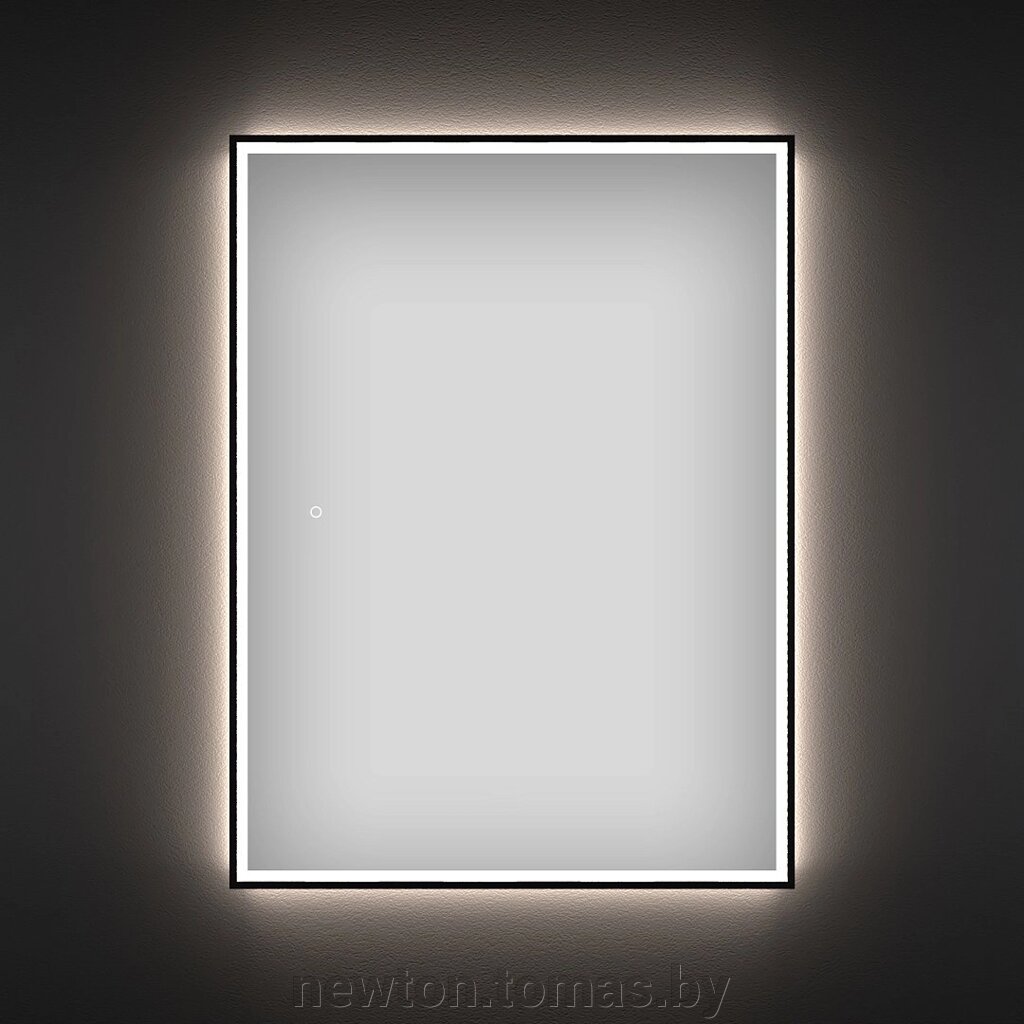 Wellsee Зеркало с фронтальной LED-подсветкой 7 Rays' Spectrum 172201340, 70 х 100 см с сенсором и регулировкой яркости от компании Интернет-магазин Newton - фото 1