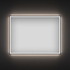 Wellsee Зеркало с фронтальной LED-подсветкой 7 Rays' Spectrum 172201350, 100 х 70 см с сенсором и регулировкой яркости