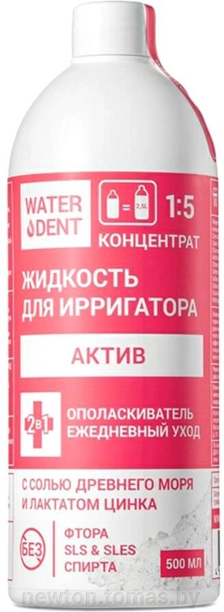 Жидкость для ирригатора Waterdent Актив 500 мл от компании Интернет-магазин Newton - фото 1