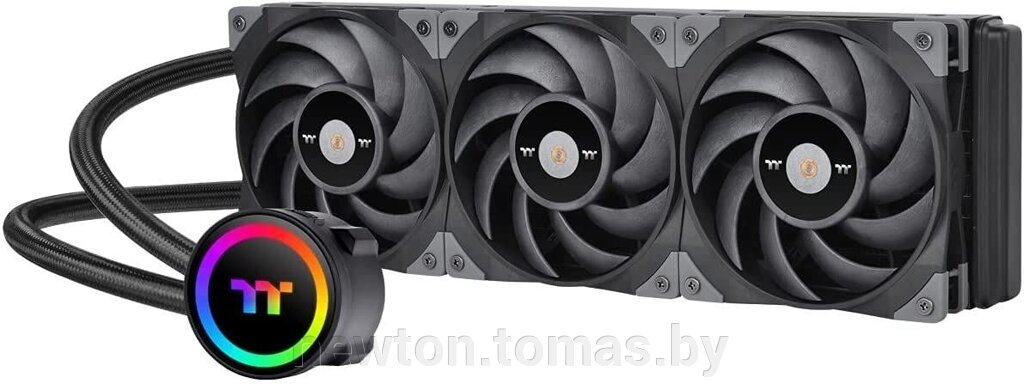 Жидкостное охлаждение для процессора Thermaltake Toughliquid 360 ARGB Sync CL-W321-PL12BL-A от компании Интернет-магазин Newton - фото 1