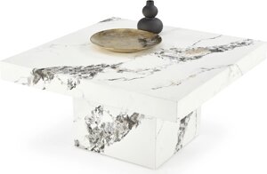 Журнальный столик Halmar Monolit белый мрамор