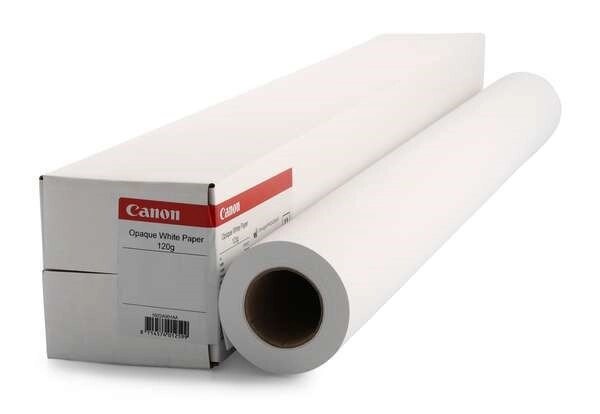 Бумага 24" (610 мм x 30 м) Canon Opaque White Paper, 120 г/ м², рулон, 5922A002 от компании ООО "Копирка Бай" - фото 1