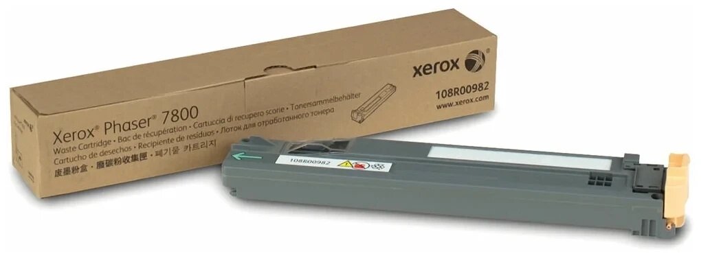 Бункер отработанного тонера Xerox Phaser 7800 (O) 108R00982, 20K от компании ООО "Копирка Бай" - фото 1