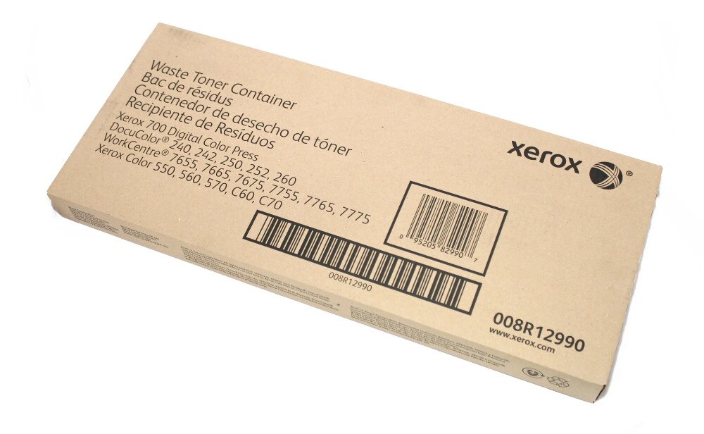 Бункер отработанного тонера Xerox WC 7655/ 7675/ 7755/ 7765/ 7775 (O) 008R12990 от компании ООО "Копирка Бай" - фото 1