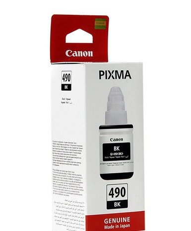 Чернила GI-490BK (для Canon PIXMA G1400/ G1411/ G2410/ G3400/ G3411/ G4410) чёрные, 135 мл от компании ООО "Копирка Бай" - фото 1