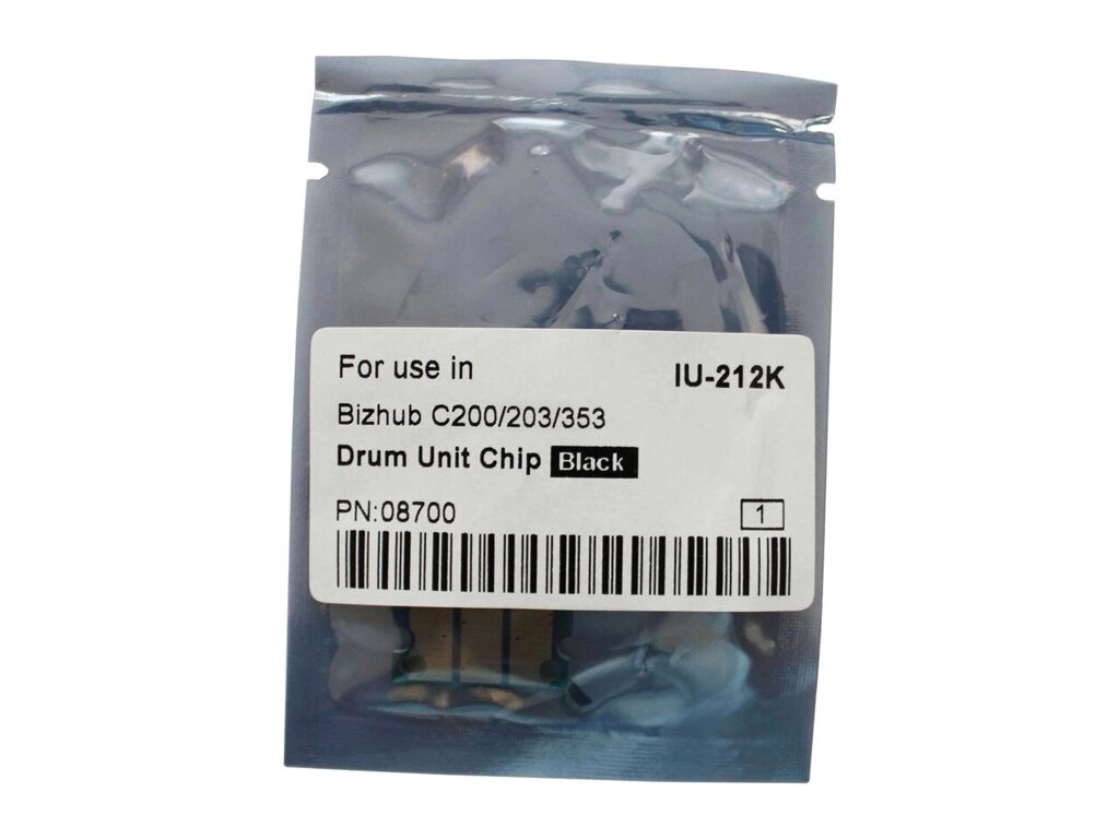 Чип KONICA MINOLTA Bizhub C200/ C200E/ C203/ C253/ C353 Black, (WW), 120K, (унив.), CET8700, драм-юнит от компании ООО "Копирка Бай" - фото 1