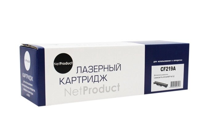 Драм-картридж 19A/ CF219A (для HP LaserJet Pro M101/ M102/ M103/ M104/ M129/ M130/ M132) NetProduct от компании ООО "Копирка Бай" - фото 1