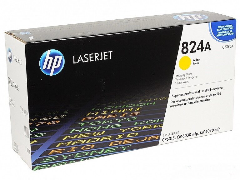 Драм-картридж 824A/ CB386A (для HP Color LaserJet CP6015/ CM6030/ CM6040) жёлтый от компании ООО "Копирка Бай" - фото 1