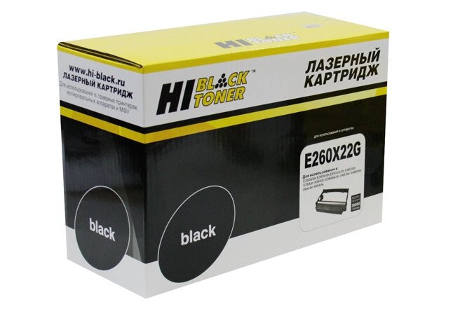 Драм-картридж E260X22G (для Lexmark LaserPrinter E260/ E360/ E460/ E462/ X264/ X363/ X364/ X464) Hi-Black от компании ООО "Копирка Бай" - фото 1