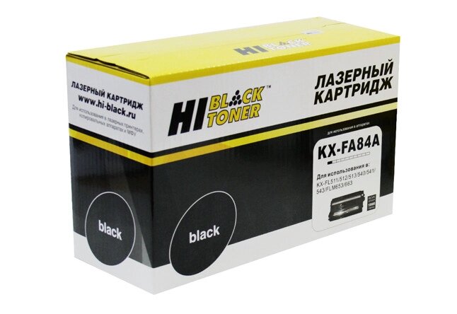 Драм-картридж KX-FA84A7 (для Panasonic KX-FL512/ KX-FL540/ KX-FL543/ KX-FL612/ KX-FLM651/ KX-FLM672) Hi-Black от компании ООО "Копирка Бай" - фото 1