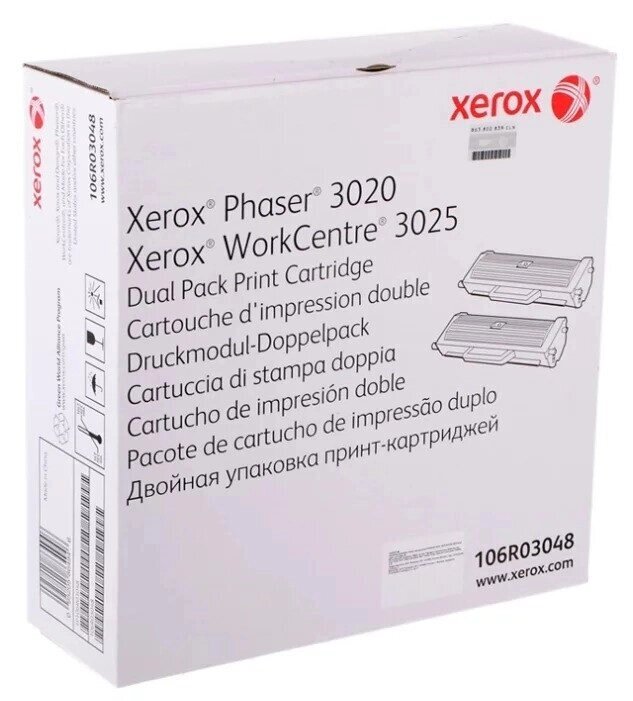 Картридж 106R03048 (для Xerox Phaser 3020/ WorkCentre 3025) от компании ООО "Копирка Бай" - фото 1