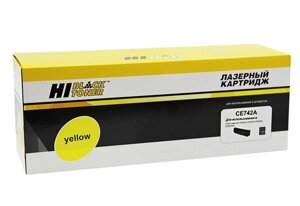 Картридж 307A/ CE742A (для HP Color LaserJet Pro CP5220/ CP5225) Hi-Black, жёлтый