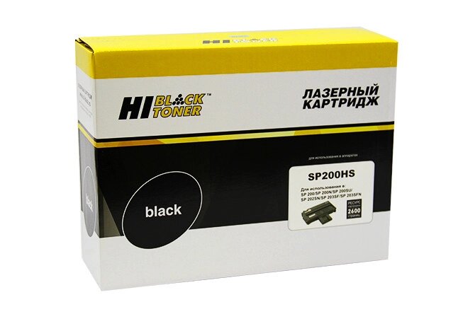 Картридж 407262/ SP 200HE (для Ricoh Aficio SP 200/ 202/ 203/ 210/ 212) Hi-Black от компании ООО "Копирка Бай" - фото 1