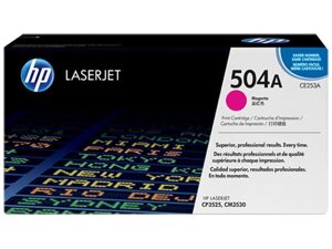 Картридж 504A/ CE253A (для HP Color LaserJet CP3520/ CP3525/ CM3530) пурпурный