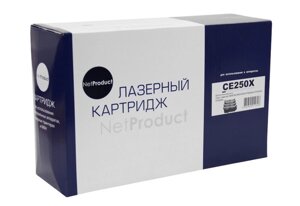 Картридж 504X/ CE250X (для HP Color LaserJet CP3520/ CP3525/ CM3530) NetProduct, чёрный