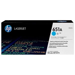 Картридж 651A/ CE341A (для HP Color LaserJet M775) голубой
