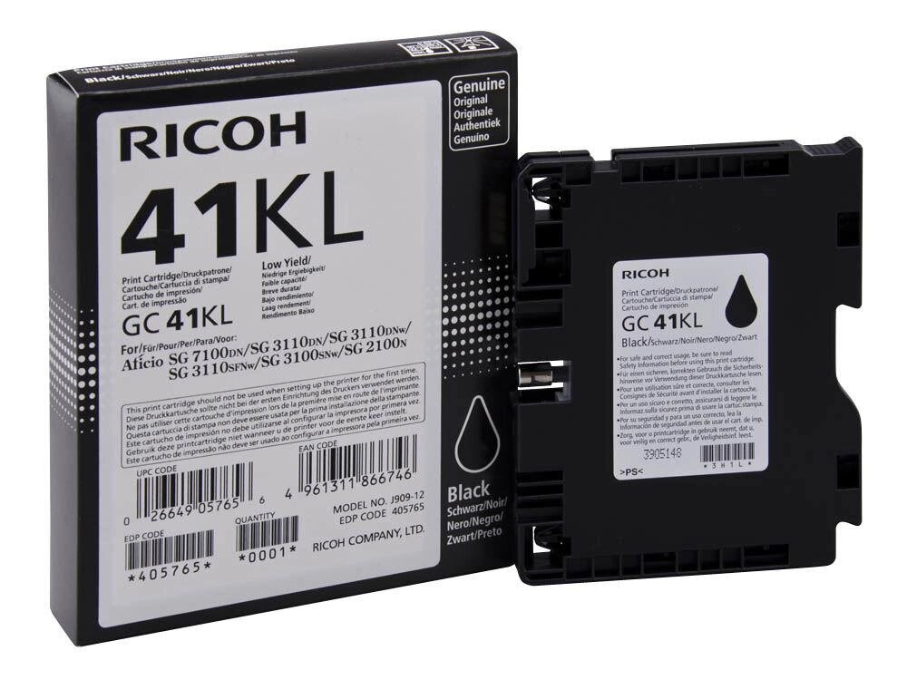 Картридж GC 41KL/ 405765 (для Ricoh Aficio SG2100/ SG3100/ SG3110/ SG3120/ SG7100) чёрный от компании ООО "Копирка Бай" - фото 1